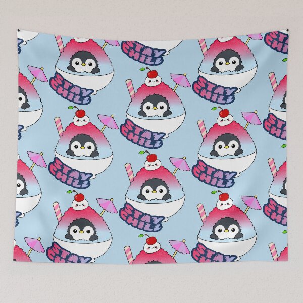 Item preview, Stay Chill kawaii Penguin designed and sold by Randomnessy.