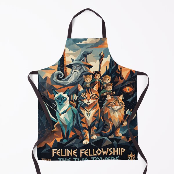 Item preview, Epic fantasy feline brotherhood group of warrior cats art designed and sold by TheCoolCatsMx.
