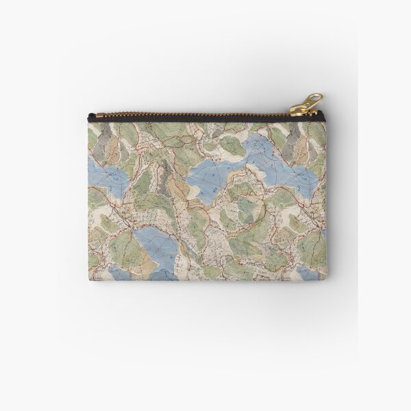 Item preview, Vintage Topographic Map Seamless Pattern | Hiking Trails & Mountain Landscape designed and sold by SWSandraWechner.
