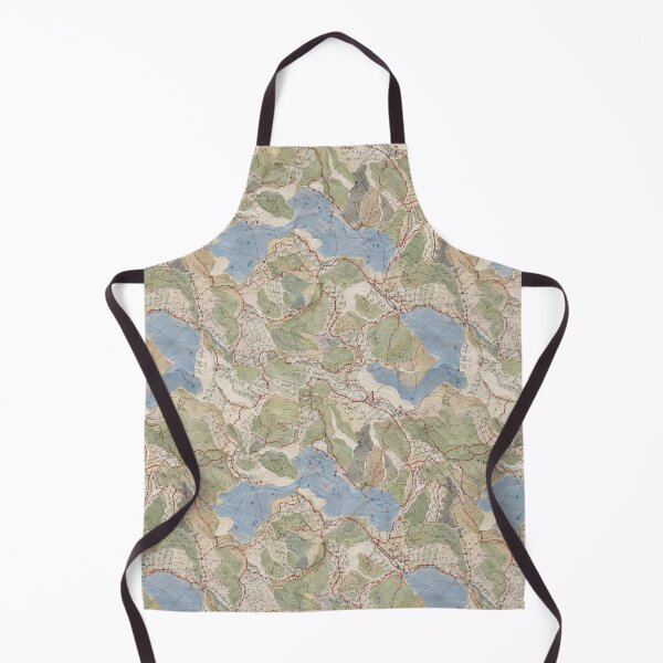 Item preview, Vintage Topographic Map Seamless Pattern | Hiking Trails & Mountain Landscape designed and sold by SWSandraWechner.