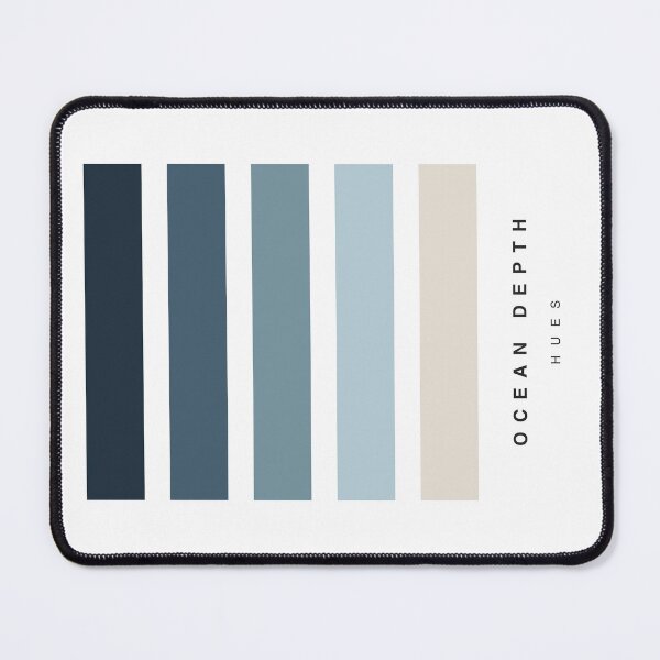 Item preview, ‘Ocean Depth’ Classic Hue Palette designed and sold by The Colourful Game.