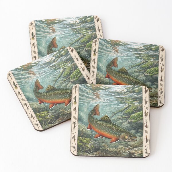Item preview, Brook Trout Fly Fishing designed and sold by Fish Town.