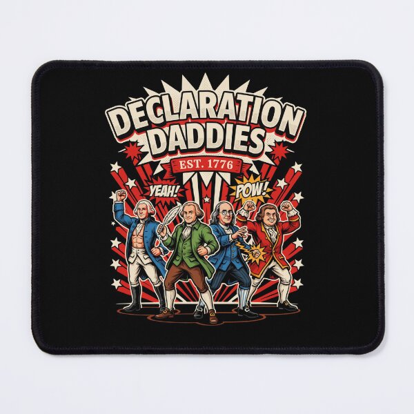 Item preview, Declaration Daddies Funny Patriotic Founding Fathers Muscular American designed and sold by Redgiant87x.