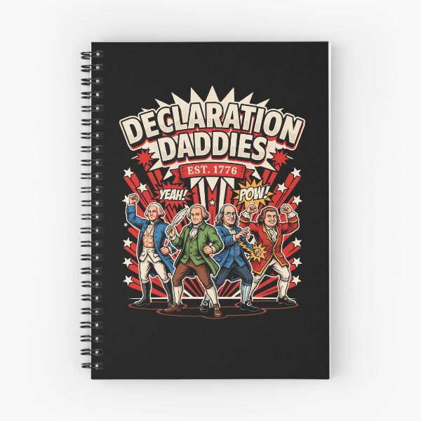Item preview, Declaration Daddies Funny Patriotic Founding Fathers Muscular American designed and sold by Redgiant87x.
