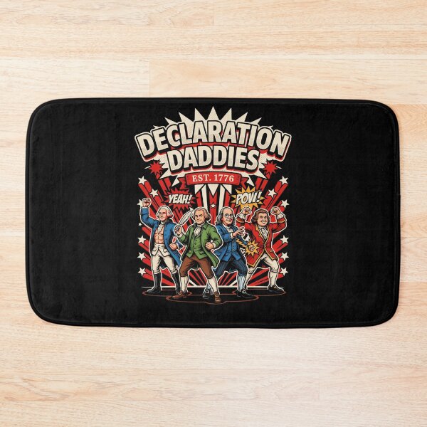 Item preview, Declaration Daddies Funny Patriotic Founding Fathers Muscular American designed and sold by Redgiant87x.