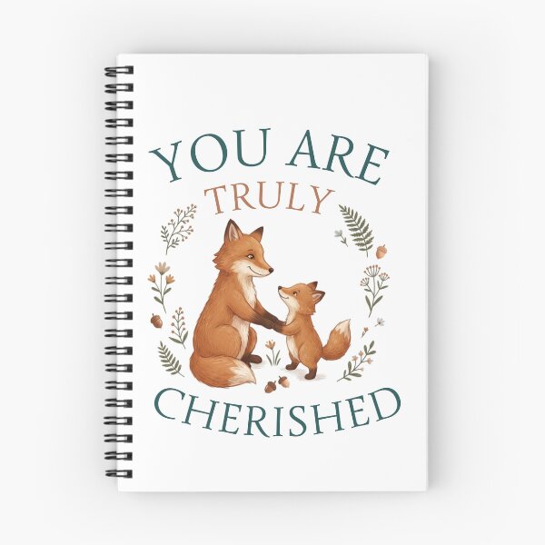 Item preview, You Are Truly Cherished - Mother & Baby Fox designed and sold by Inka Moon Design.