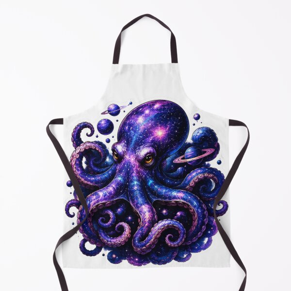 Item preview, Cosmic Galaxy Octopus designed and sold by VerdePegajoso.