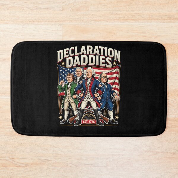 Item preview, Declaration Daddies Muscular Founding Fathers Funny Patriotic Meme Style designed and sold by Redgiant87x.