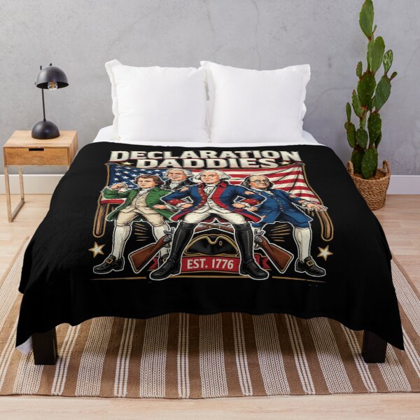 Item preview, Declaration Daddies Muscular Founding Fathers Funny Patriotic Meme Style designed and sold by Redgiant87x.