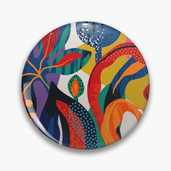 Item preview, Modern Trendy Colorful Abstract Floral And Leaves designed and sold by DEC02.