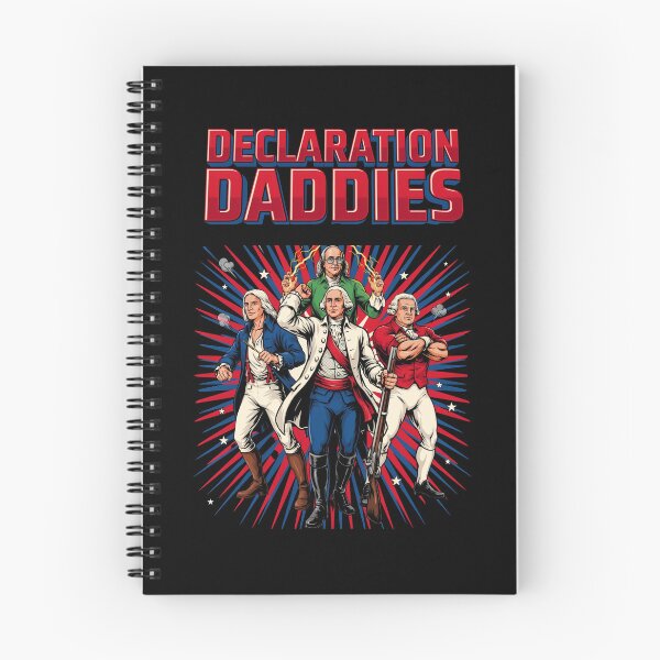 Item preview, Declaration Daddies Funny Patriotic with Muscular Founding Fathers designed and sold by Redgiant87x.