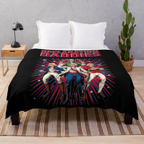 Item preview, Declaration Daddies Funny Patriotic with Muscular Founding Fathers designed and sold by Redgiant87x.