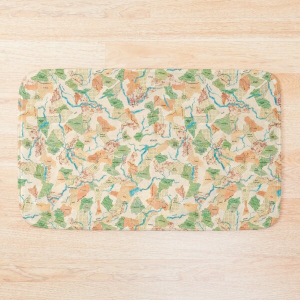 Item preview, Abstract Vintage Terrain Map Seamless Pattern | Colorful Cartography Surface Design designed and sold by SWSandraWechner.