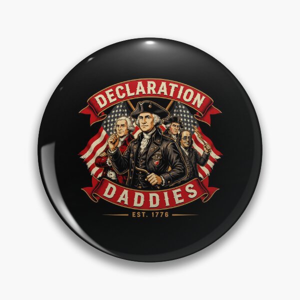 Item preview, Declaration Daddies Founding Fathers Funny Patriotic Muscle Humor designed and sold by Redgiant87x.