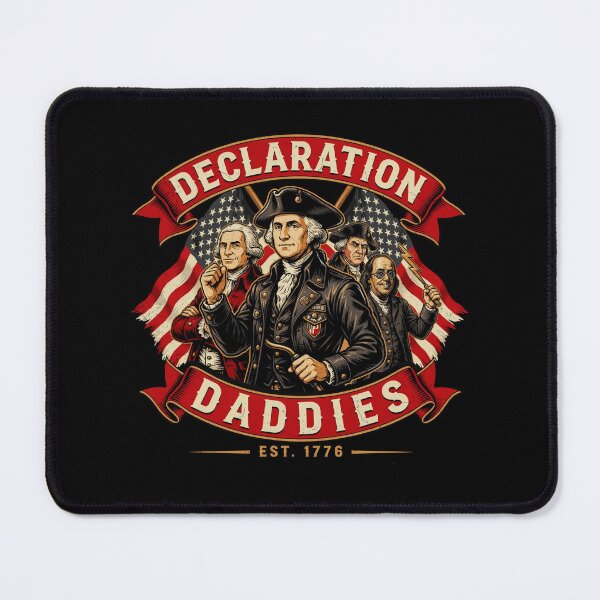 Item preview, Declaration Daddies Founding Fathers Funny Patriotic Muscle Humor designed and sold by Redgiant87x.