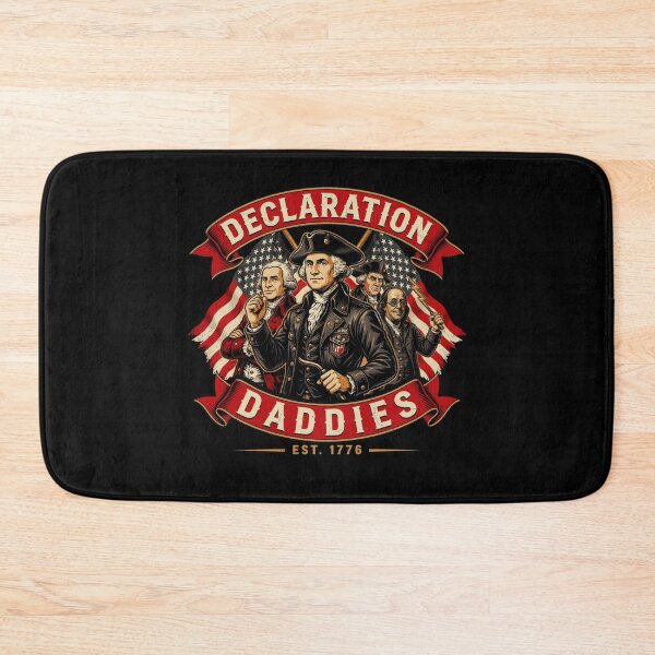 Item preview, Declaration Daddies Founding Fathers Funny Patriotic Muscle Humor designed and sold by Redgiant87x.