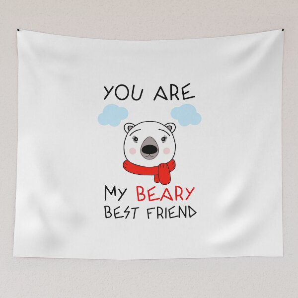 Item preview, Best Friends Cute Bear Pun designed and sold by Sartoris Art.