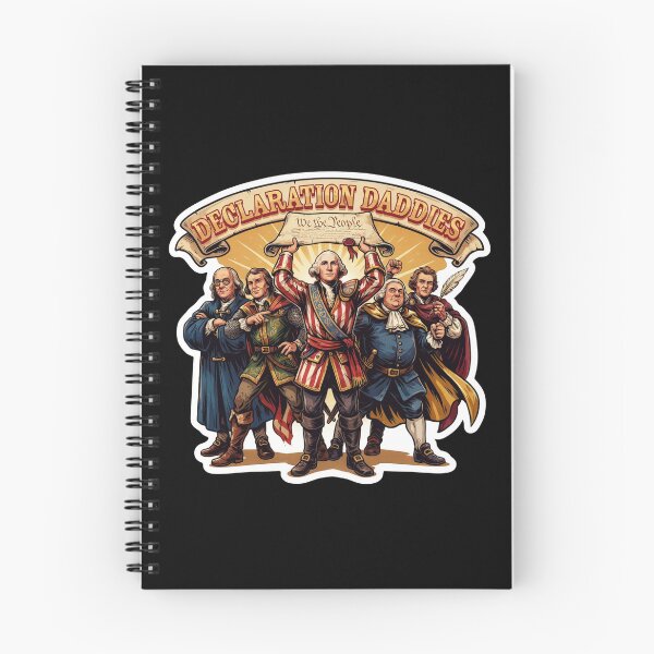 Item preview, Declaration Daddies Muscular Founding Fathers Retro Patriotic Humor designed and sold by Redgiant87x.