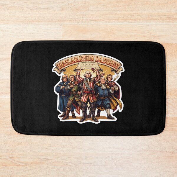 Item preview, Declaration Daddies Muscular Founding Fathers Retro Patriotic Humor designed and sold by Redgiant87x.