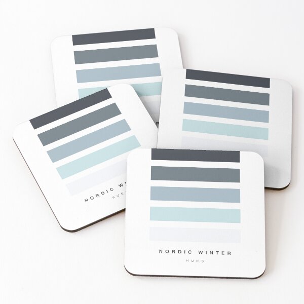 Item preview, ‘Nordic Winter’ Classic Hue Palette designed and sold by The Colourful Game.