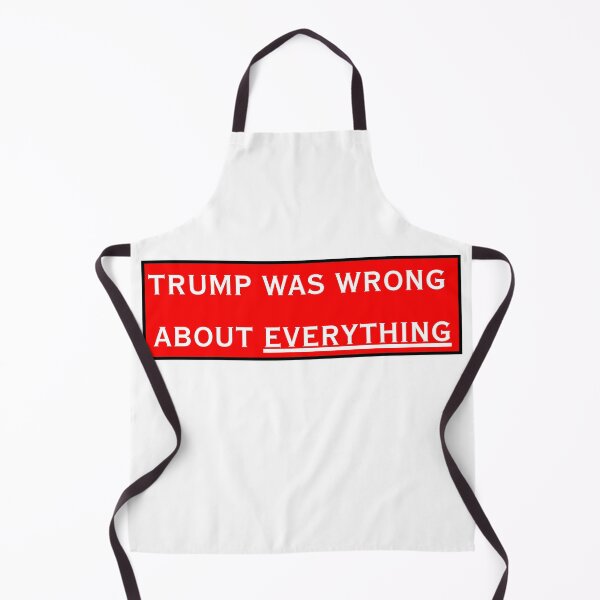 Item preview, Trump Was Wrong About Everything Bumper Sticker | Bold Red Political Sticker | Anti-Trump Political Statement Decal designed and sold by DonnaRaine.