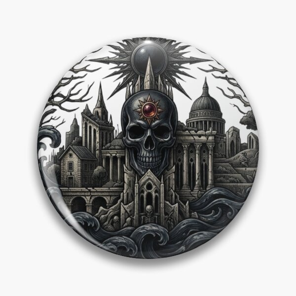 Item preview, Gothic Obsidian Citadel & Dark Crest designed and sold by Targon.