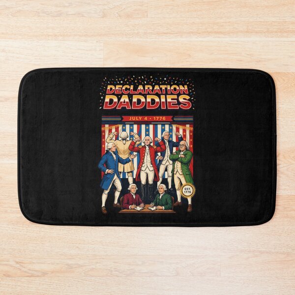 Item preview, Declaration Daddies Funny Patriotic Founding Fathers Meme USA designed and sold by Redgiant87x.
