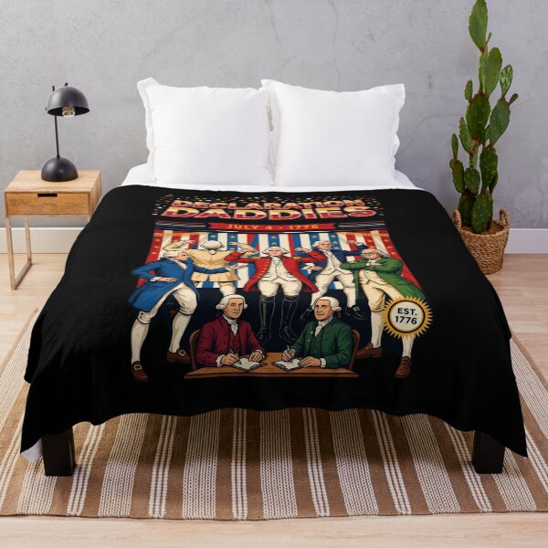 Item preview, Declaration Daddies Funny Patriotic Founding Fathers Meme USA designed and sold by Redgiant87x.