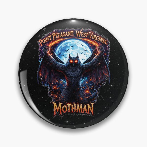 Item preview, Mothman of Point Pleasant – The Phantom of the Moonlit Sky designed and sold by MysticOzzy.