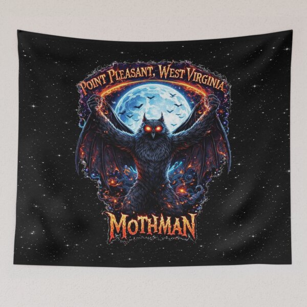 Item preview, Mothman of Point Pleasant – The Phantom of the Moonlit Sky designed and sold by MysticOzzy.