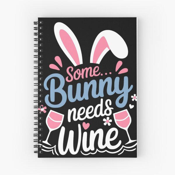 Item preview, Some Bunny Needs Wine Funny Easter Bunny Quote designed and sold by Velustro Shop.