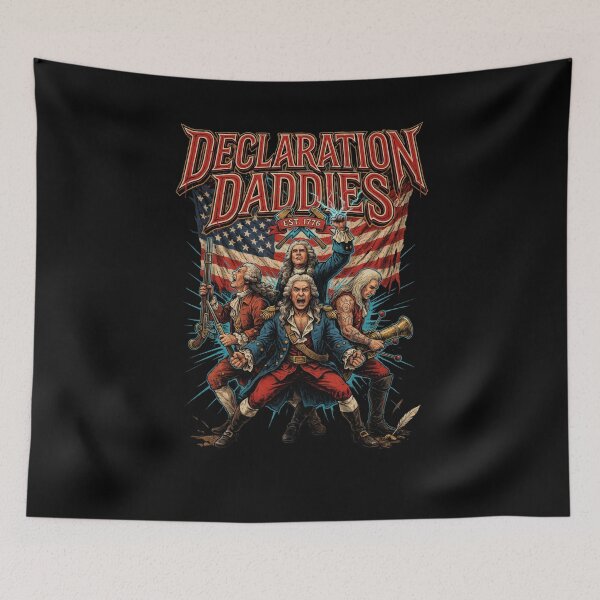 Item preview, Declaration Daddies American Founding Fathers Muscular Funny History designed and sold by Redgiant87x.