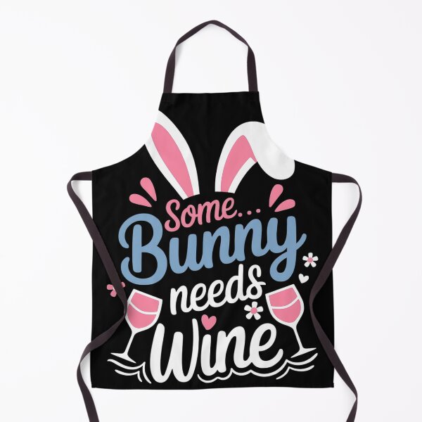 Item preview, Some Bunny Needs Wine Funny Easter Bunny Quote designed and sold by Velustro Shop.