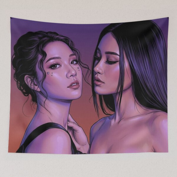 Item preview, Electric Noir Ginjay GL Series Lgbtq+ Love Drama Movie Romance Fantasy Sci-Fi designed and sold by Mind Space.