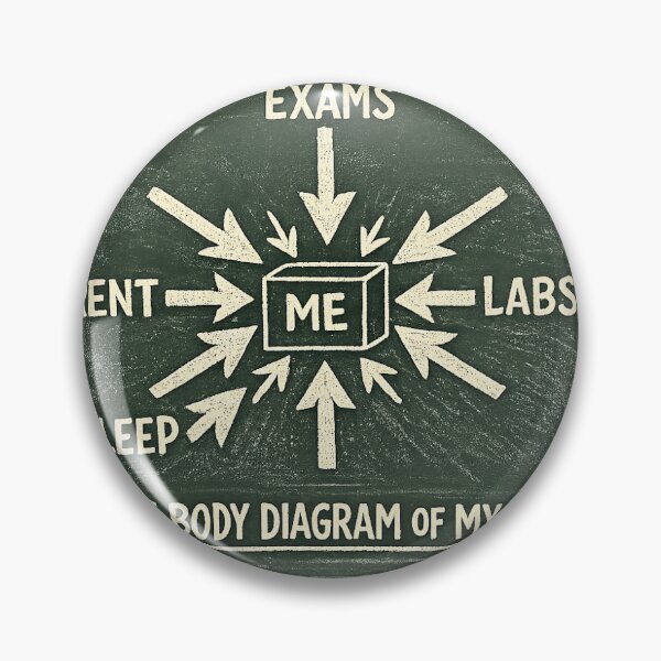 Item preview, Free Body Diagram of My Life — Physics Statics Humor designed and sold by LadderLogicClub.