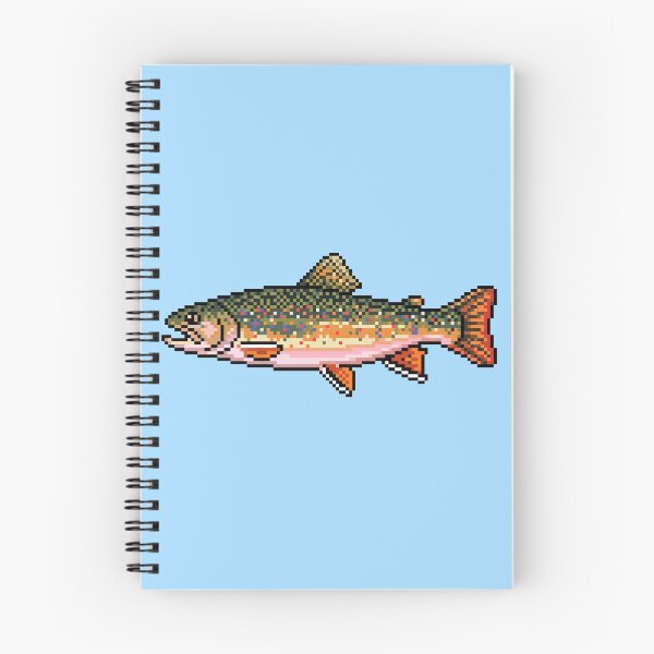 Item preview, Pixelated Brook Trout designed and sold by Fish Town.