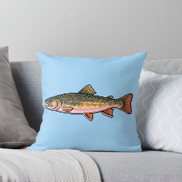 Item preview, Pixelated Brook Trout designed and sold by Fish Town.