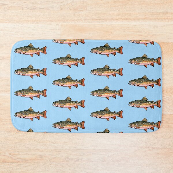 Item preview, Pixelated Brook Trout designed and sold by Fish Town.