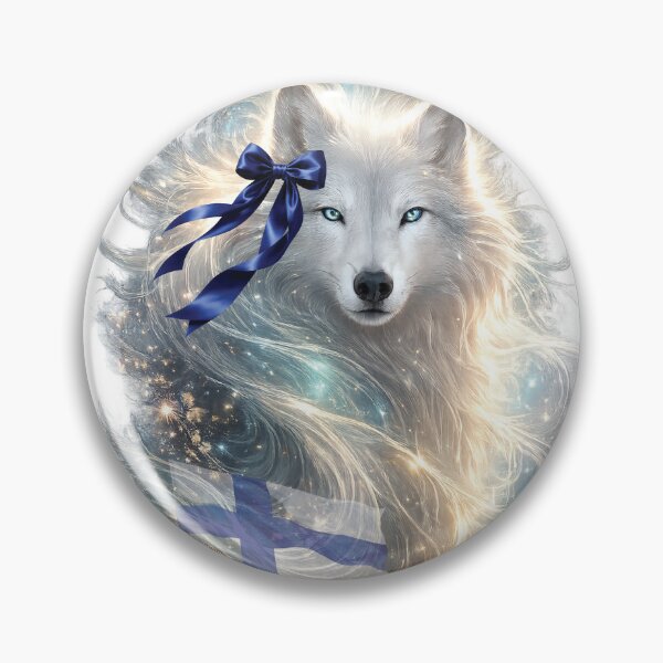 Item preview, Mie Sussi Suurin | Finnish Wolf Artwork designed and sold by FreshWaterWares.