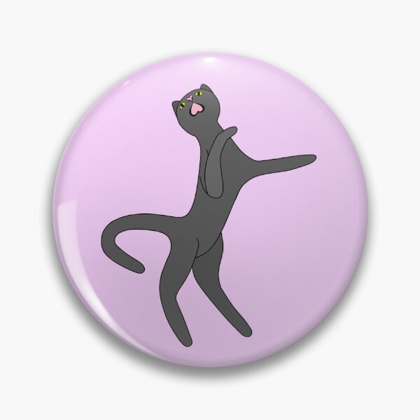 Item preview, Grey Cat Singing Opera Die Cut designed and sold by JoyousArt4u.