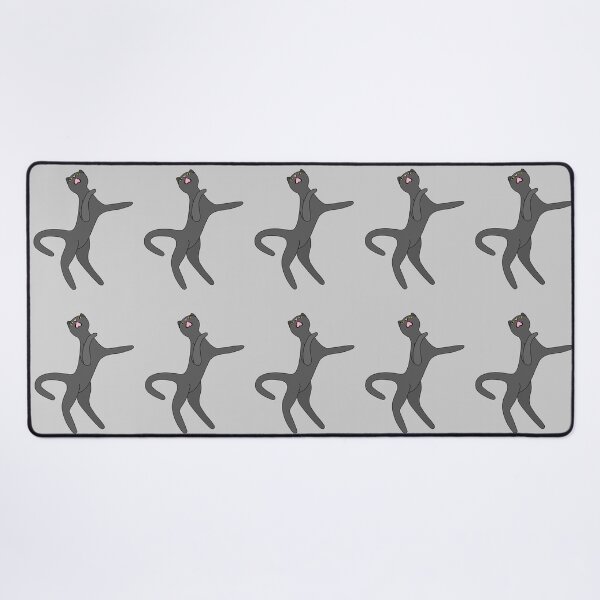 Item preview, Grey Cat Singing Opera Die Cut designed and sold by JoyousArt4u.