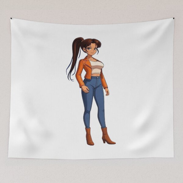 Item preview, Casual girl standing comfortably in modern outfit with relaxed posture designed and sold by XuxuKemaik.