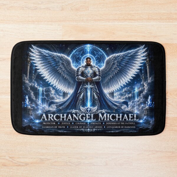Item preview, Archangel Michael – Heavenly Warrior  designed and sold by WordsplusFabric.