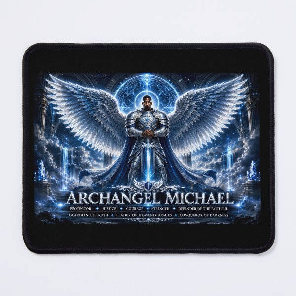 Item preview, Archangel Michael – Heavenly Warrior designed and sold by WordsplusFabric.