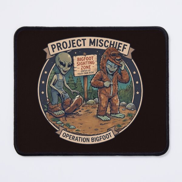 Item preview, Alien T-Shirt Bigfoot Prank – Funny Alien Memes T-Shirt – Grey Alien Humor – Extraterrestrial Joke designed and sold by Que Padre!.