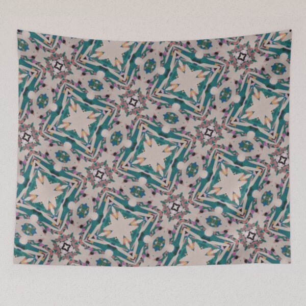 Item preview, Ragged Stars Pattern designed and sold by Shy Fractal Designs.