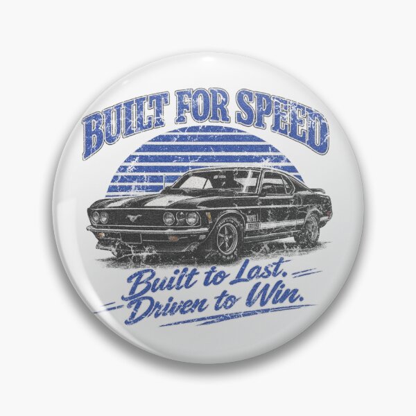 Item preview, Classic Retro Muscle Car Ford Mustang Mach 1 Graphic T-Shirt T-Shirt designed and sold by BlueLineLAX.