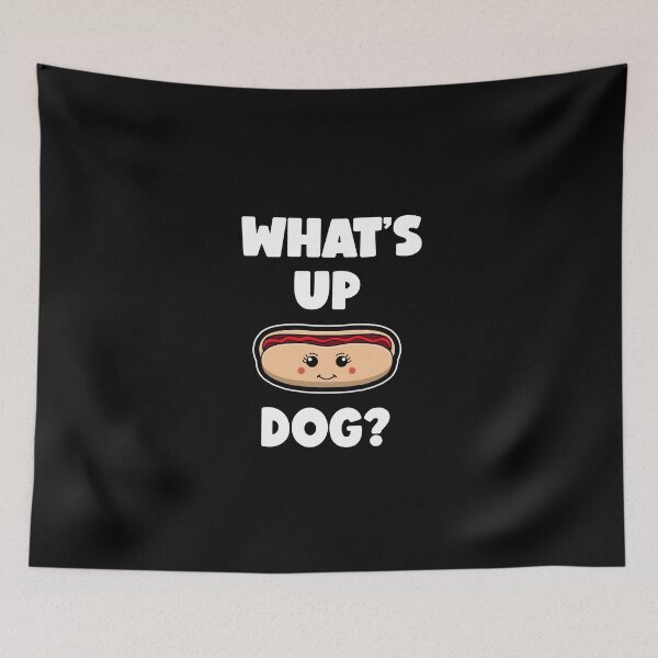 Item preview, What's Up Cute Hot Dog  designed and sold by Sartoris Art.