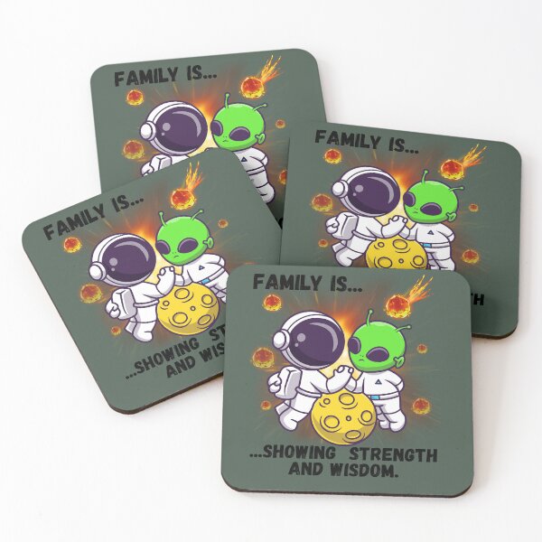 Item preview, Family Is Showing Strength And Wisdom Space Art designed and sold by AhmadAnnaPrints.