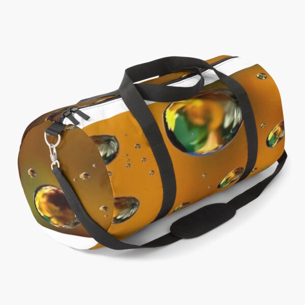 Item preview, The Radiance of Light Drops, Golden Water Drops with Colored Reflections - Abstract Macro Photography designed and sold by RAYBIL.